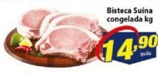 Vencedor Atacadista Bisteca Suina Congelada 1kg oferta