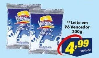 Vencedor Atacadista Leite em po Vencedor 200g oferta