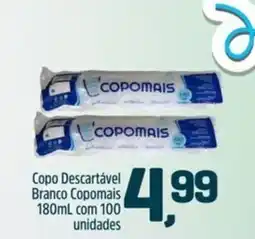 Arena Atacado Copo Descartável Branco Copomais oferta