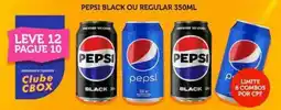CenterBox Pepsi black ou regular oferta