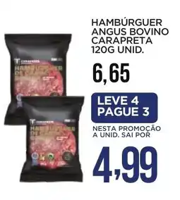 Apoio Mineiro Hambúrguer angus bovino carapreta oferta