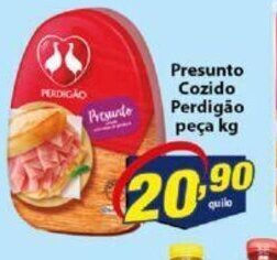 Vencedor Atacadista Presunto Cozido Perdigao peca 1kg oferta