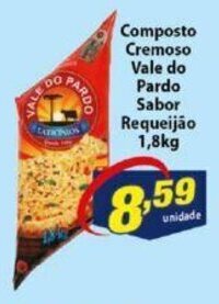 Vencedor Atacadista Composto Cremoso Vale do Pardo Sabor Requeijao 1.8kg oferta