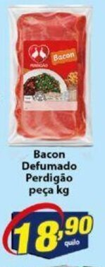 Vencedor Atacadista Bacon Defumado Perdigao peca 1kg oferta