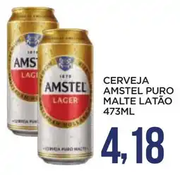 Apoio Mineiro Cerveja amstel puro malte latão oferta