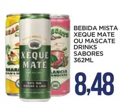 Apoio Mineiro Bebida mista xeque mate ou mascate drinks sabores oferta