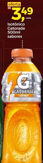 Frangolândia Isotonico Gatorade 500ml sabores oferta