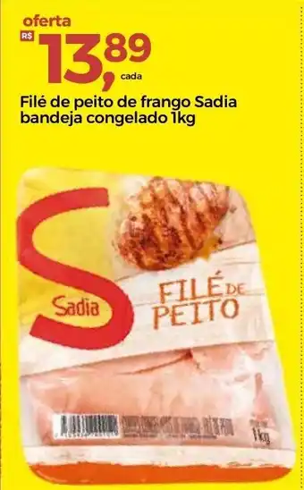 Frangolândia File de Peito de Frango Sadia Bandeja congelado 1kg oferta