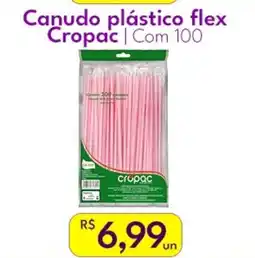 Supermercados Baklizi Canudo plástico flex oferta