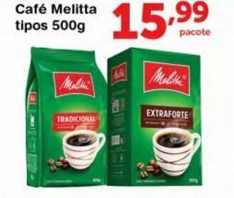 Roldão Cafe Melitta Tipos 500g oferta