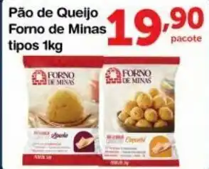 Roldão Pao de Queijo Forno de Minas Tipos 1kg oferta