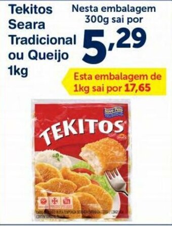 Roldão Tekitos Seara Tradicional ou Queijo 1kg oferta