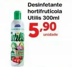 Roldão Desinfetante hortifruticola Utilis 300ml oferta