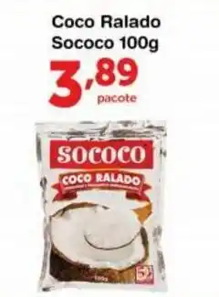 Roldão Coco Ralado Sococo 100g oferta