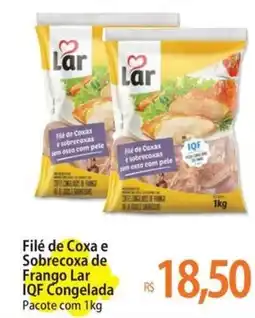 Atacadão Filé de Coxa e Sobrecoxa de Frango Lar IQF Congelada oferta