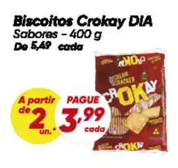 Dia Biscoitos Crokay DIA Sabores oferta