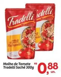 Fort Atacadista Molho de Tomate Tradelli Sachê oferta