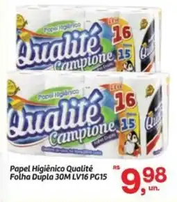 Fort Atacadista Papel Higiênico Qualité Folha Dupla 30M oferta