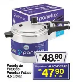 Fort Atacadista Panela de Pressão Panelux Polida oferta