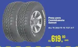 Camiño supermercados Pneu para Caminhonete Sunset oferta