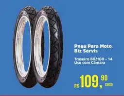 Camiño supermercados Pneu Para Moto Biz Servis oferta