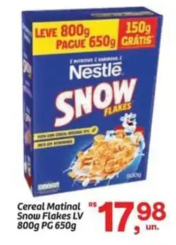 Fort Atacadista Cereal Matinal Snow Flakes oferta