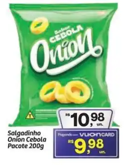 Fort Atacadista Salgadinho Onion Cebola Pacote oferta