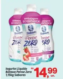 Fort Atacadista logurte Líquido Batavo Pense Zero Sabores oferta