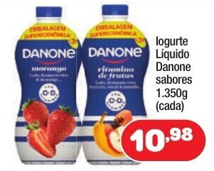 Costazul Supermercados Iogurte Liquido Danone Sabores 1.350g oferta
