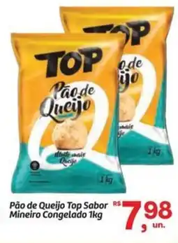 Fort Atacadista Pão de Queijo Top Sabor Mineiro Congelado oferta