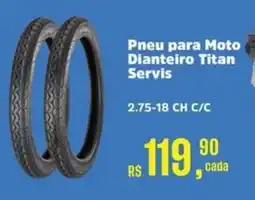 Camiño supermercados Pneu para Moto Dianteiro Titan Servis oferta