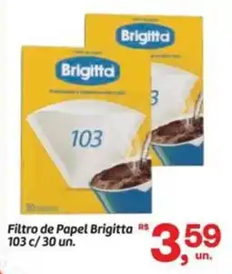 Fort Atacadista Filtro de Papel Brigitta 103 oferta