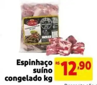 Espinhaço suino congelado
