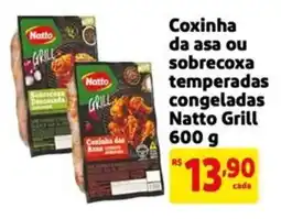 Mercado Extra Coxinha da asa ou sobrecoxa temperadas congeladas Natto Grill oferta