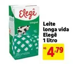 Mercado Extra Leite longa vida Elegê oferta
