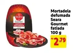 Mercado Extra Mortadela defumada Seara Gourmet fatiada oferta