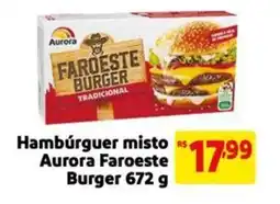 Mercado Extra Hambúrguer misto Aurora Faroeste Burger oferta