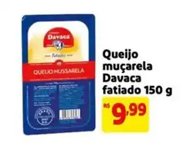 Mercado Extra Queijo muçarela Davaca fatiado oferta