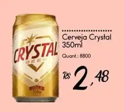 Giassi Supermercados Cerveja Crystal oferta