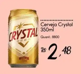 Giassi Supermercados Cerveja Crystal oferta