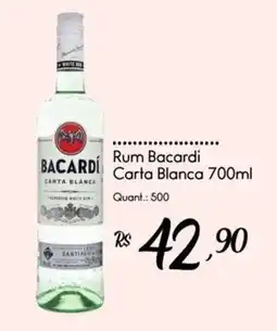 Giassi Supermercados Rum Bacardi Carta Blanca oferta