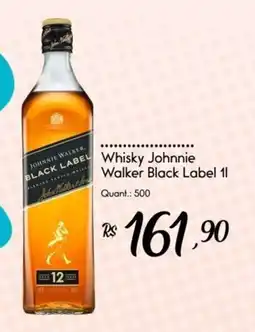 Giassi Supermercados Whisky Johnnie Walker Black Label oferta