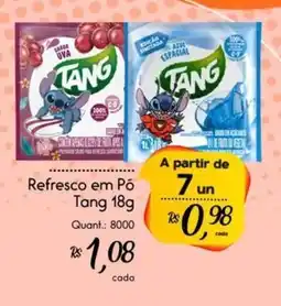 Giassi Supermercados Refresco em Pó Tang oferta