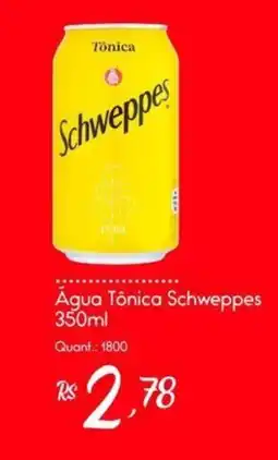 Giassi Supermercados Água Tônica Schweppes oferta