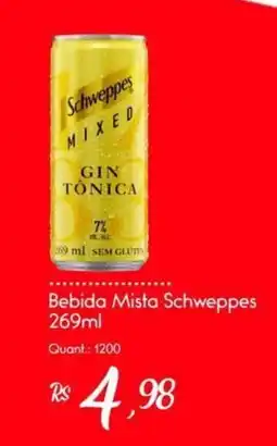Giassi Supermercados Bebida Mista Schweppes oferta