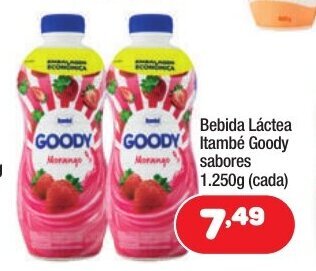 Costazul Supermercados Bebida Lactea Itambe Goody sabores 1.250g oferta