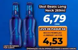 Amarelinha supermercados Skol Beats Long Neck oferta