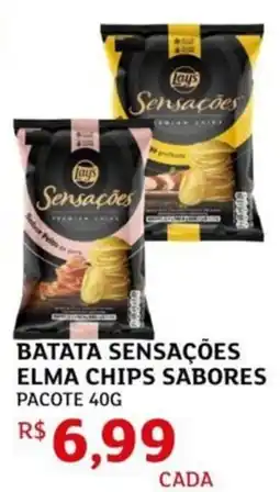 Assaí Atacadista Batata sensações elma chips sabores pacote oferta