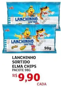 Assaí Atacadista Lanchinho sortido elma chips pacote oferta