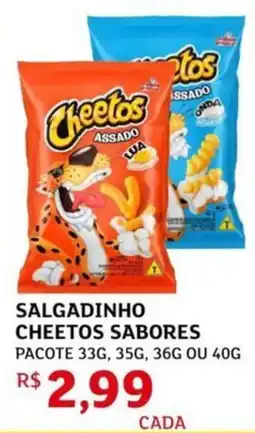 Assaí Atacadista Salgadinho cheetos sabores oferta